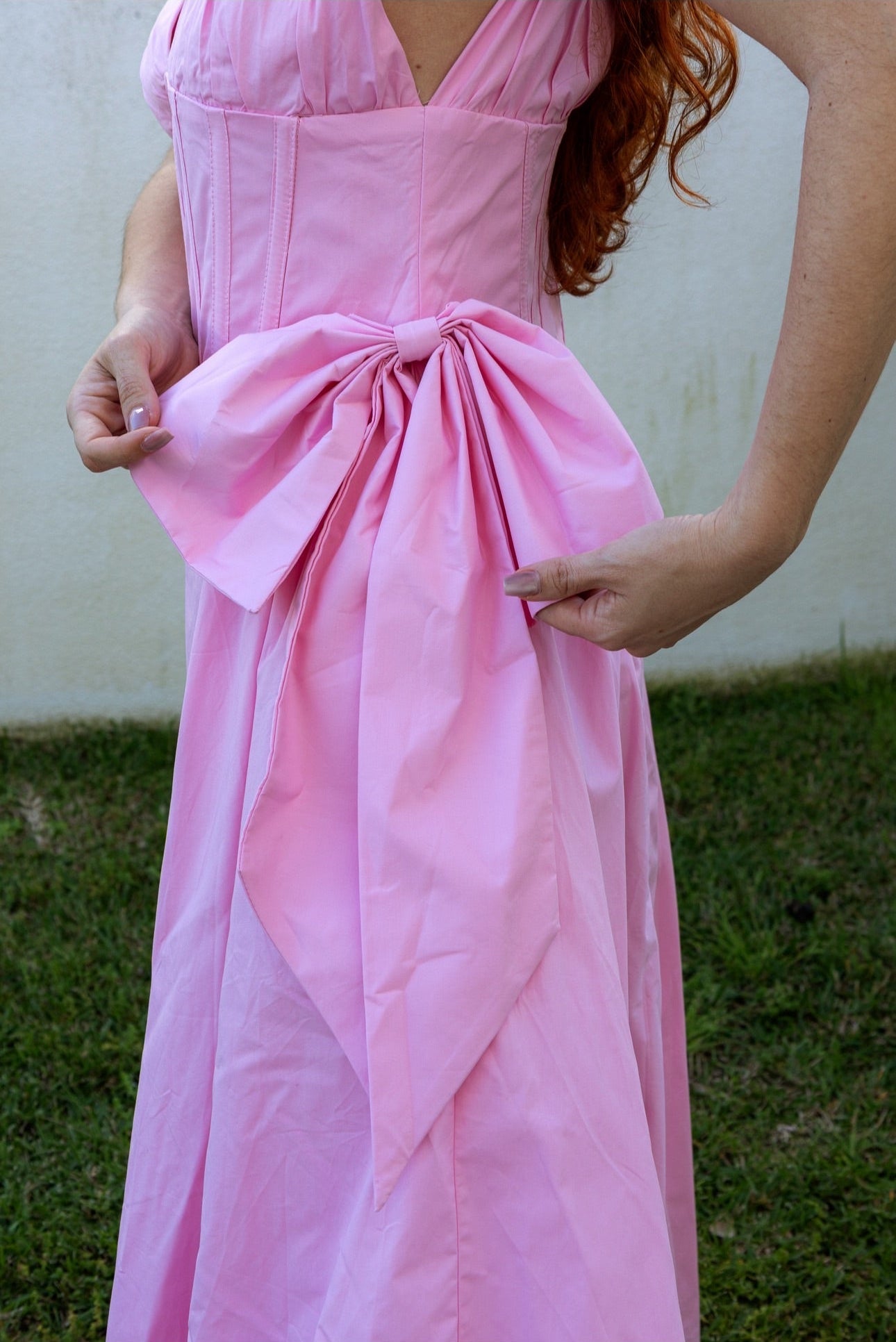Vestido Trajetória - Rosa