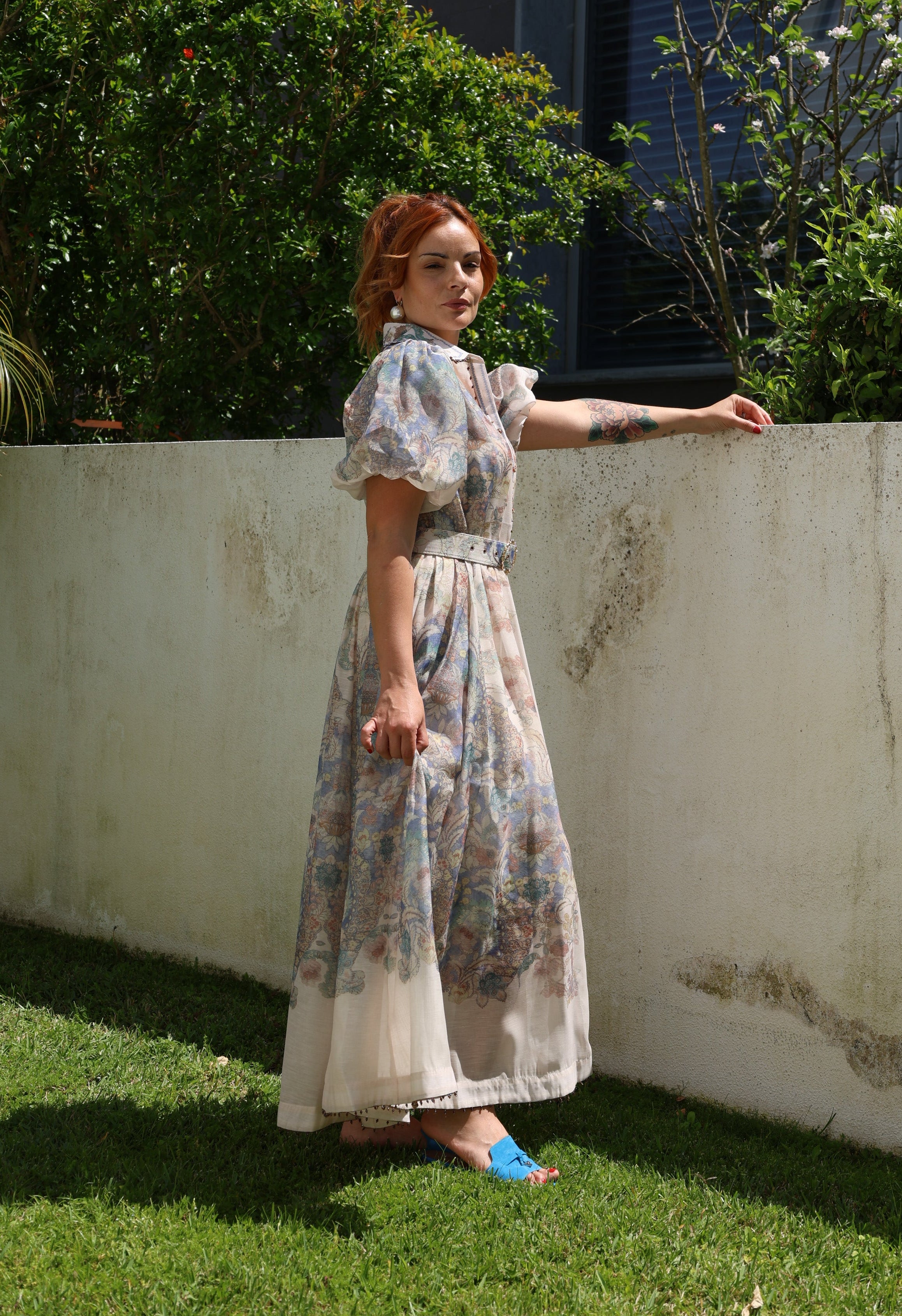 Vestido Jardim Silencioso - Comprido
