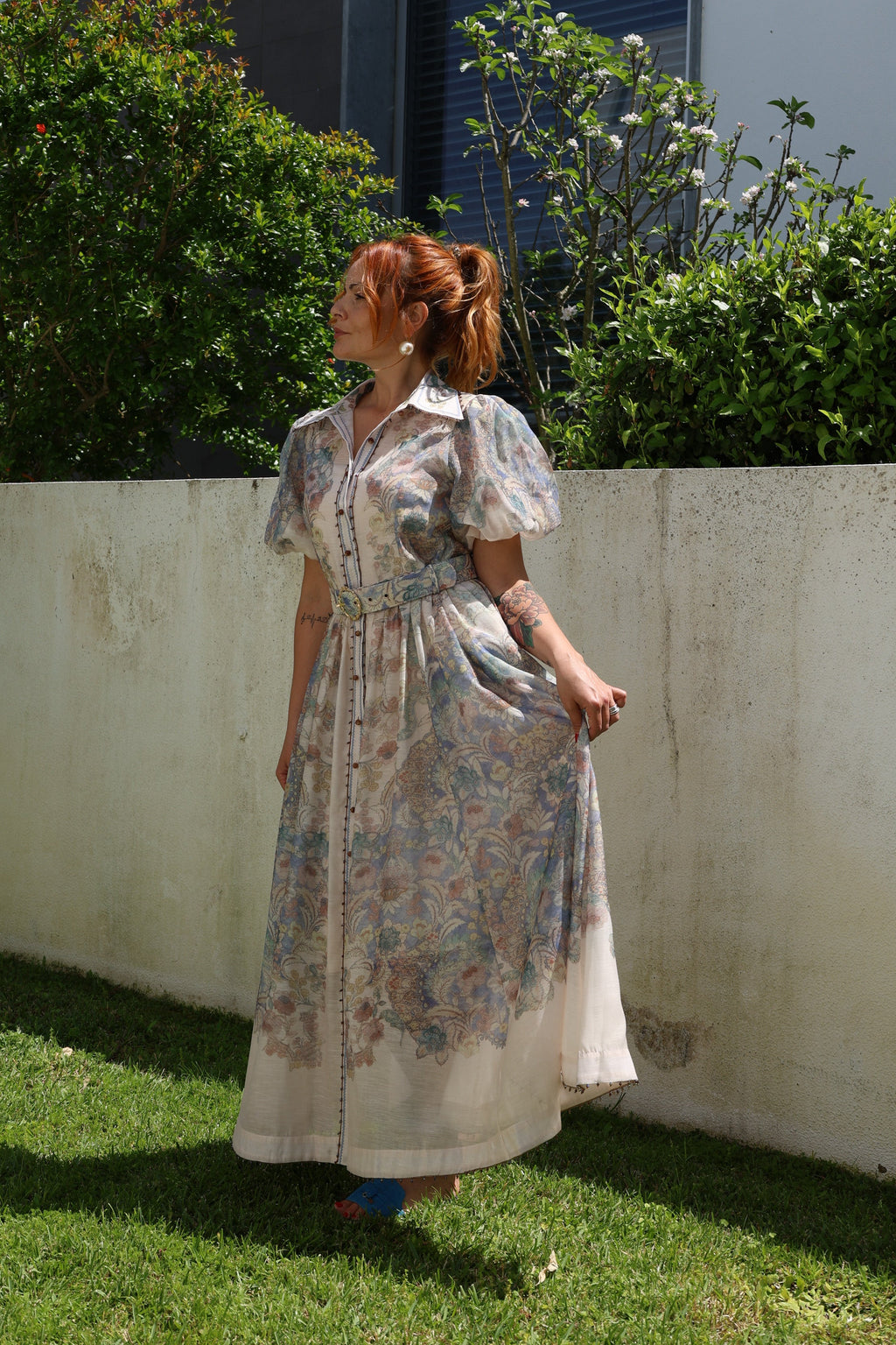 Vestido Jardim Silencioso - Comprido