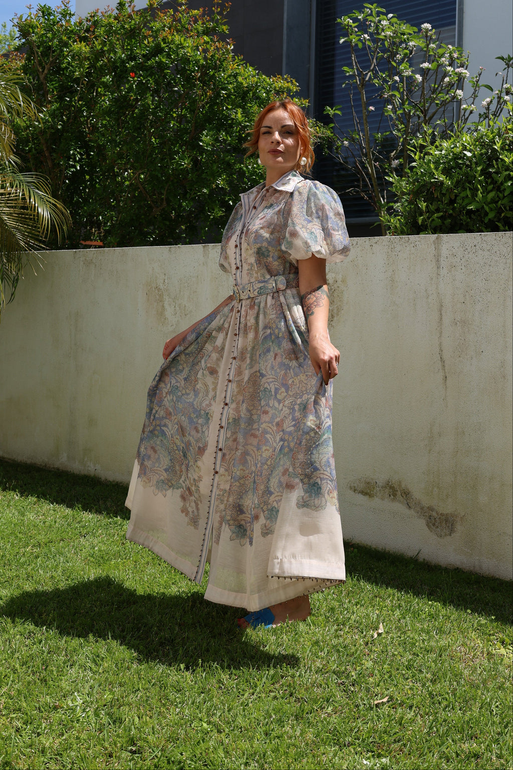Vestido Jardim Silencioso - Comprido