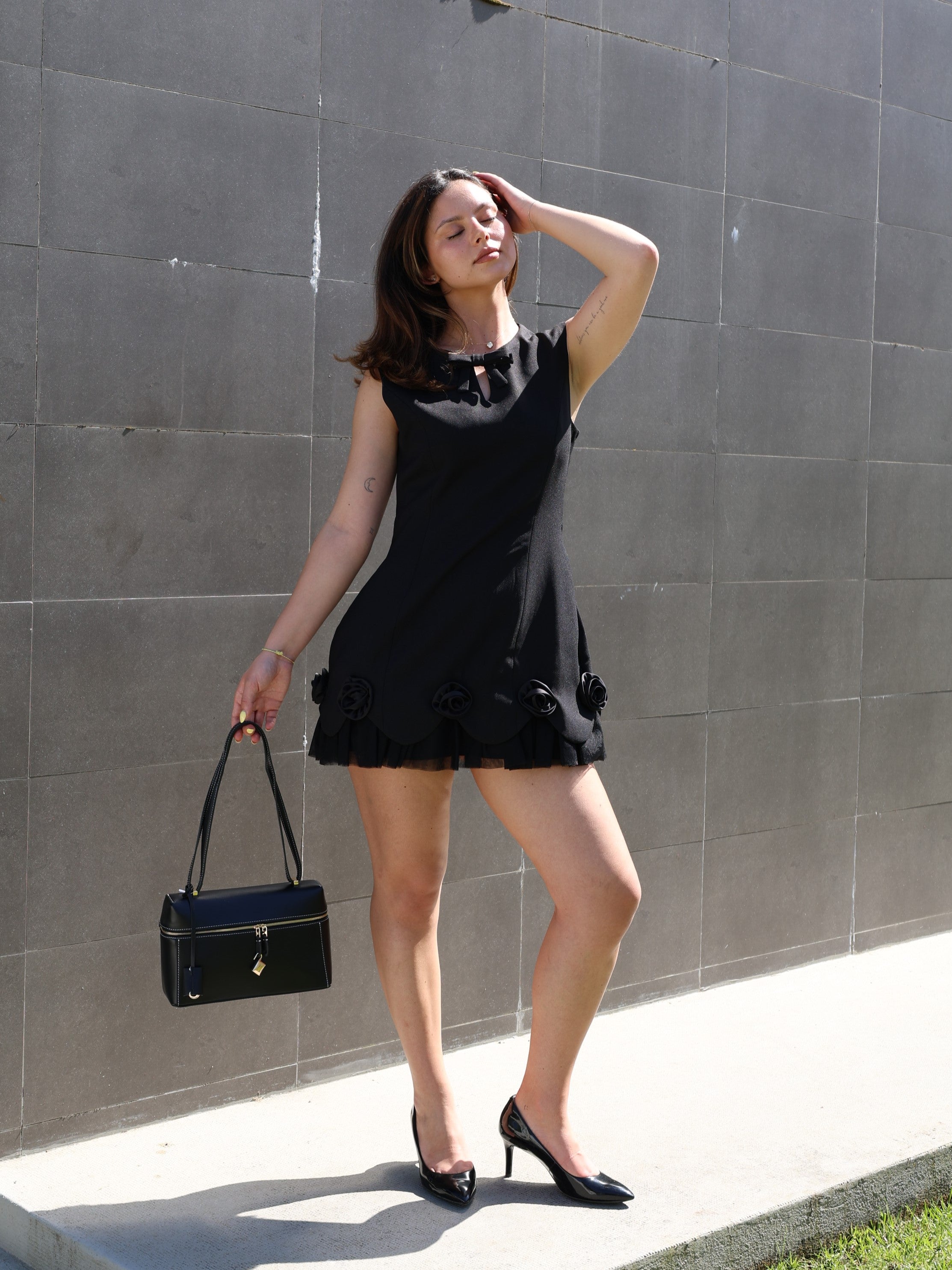 Vestido Laço Essencial - Preto