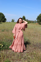 Vestido Bruma Serena - Rosa Velho
