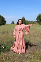 Vestido Bruma Serena - Rosa Velho
