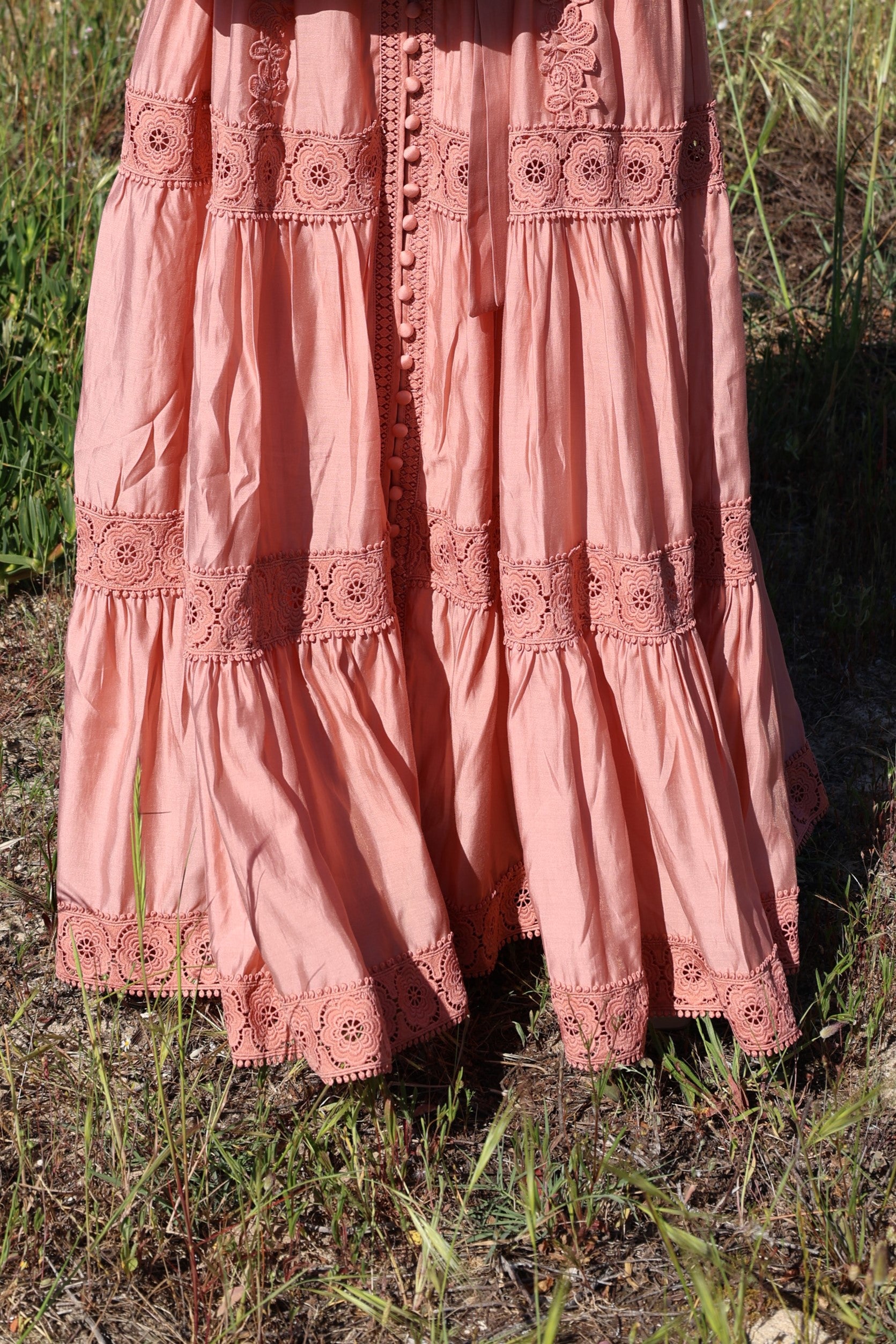 Vestido Bruma Serena - Rosa Velho