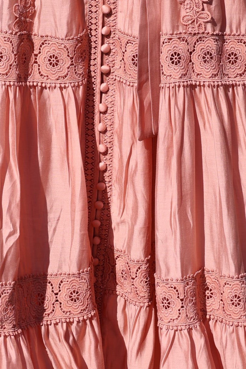 Vestido Bruma Serena - Rosa Velho
