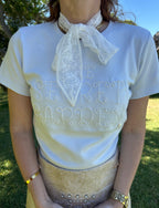 T-shirt Véu Bordado