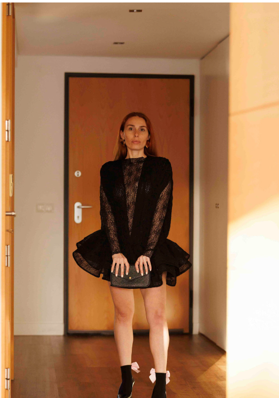 Vestido Sombra - Bege