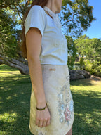 T-shirt Véu Bordado