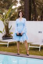 Vestido Orla - Azul