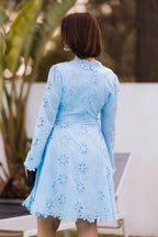 Vestido Orla - Azul