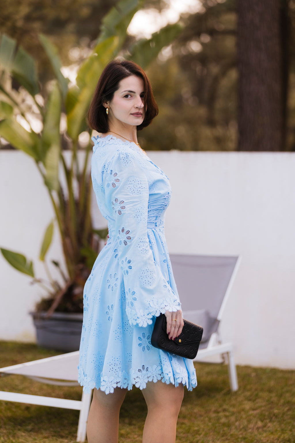 Vestido Orla - Azul
