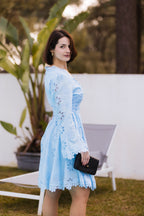Vestido Orla - Azul