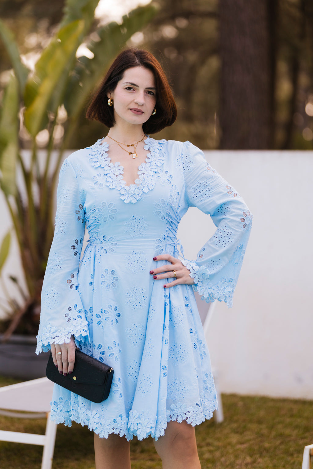 Vestido Orla - Azul