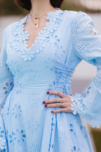 Vestido Orla - Azul