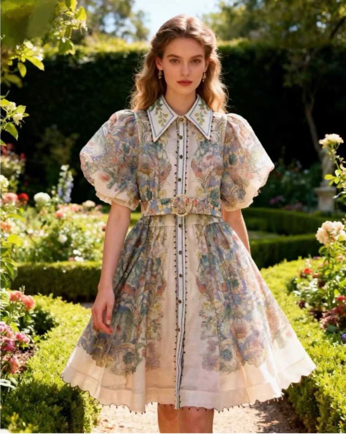 Vestido Jardim Silencioso