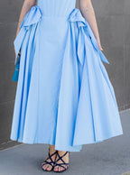 Vestido Trajetória - Azul