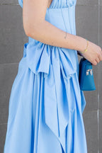 Vestido Trajetória - Azul