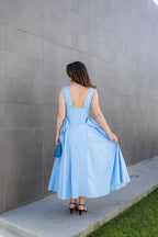 Vestido Trajetória - Azul