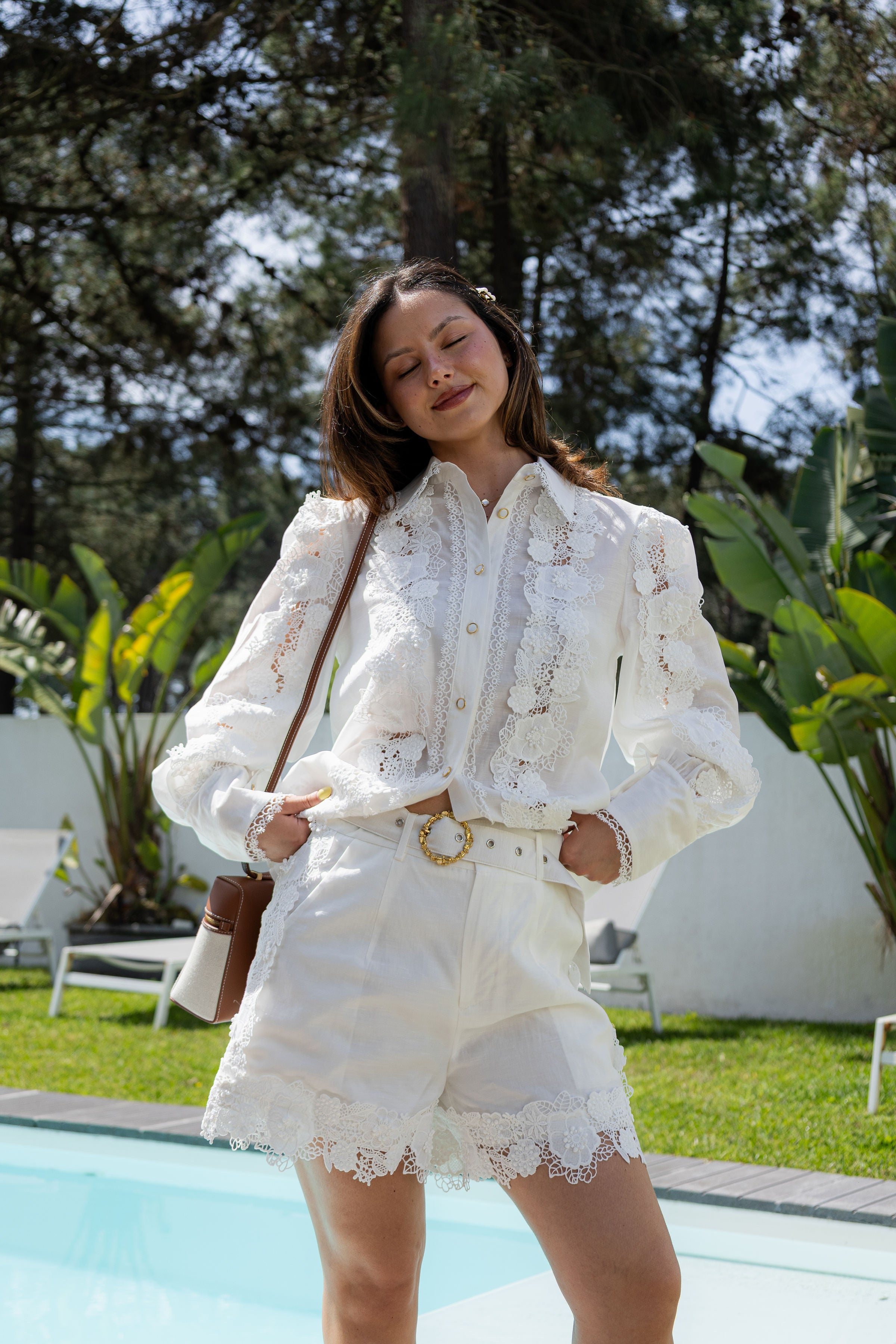 Conjunto Bordado - Branco