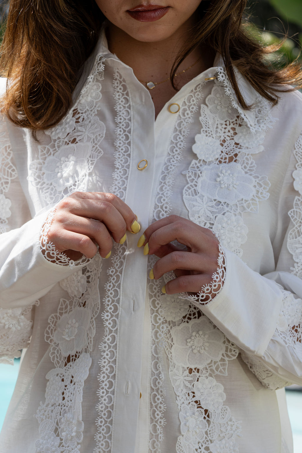Conjunto Bordado - Branco
