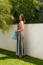 Vestido Horizonte Cromático - Azul
