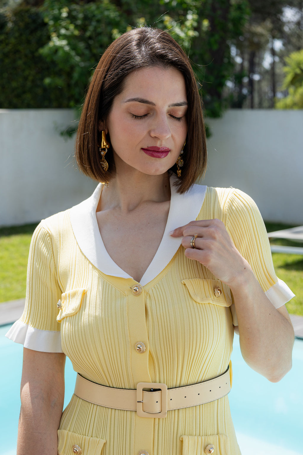 Vestido Concha - Amarelo