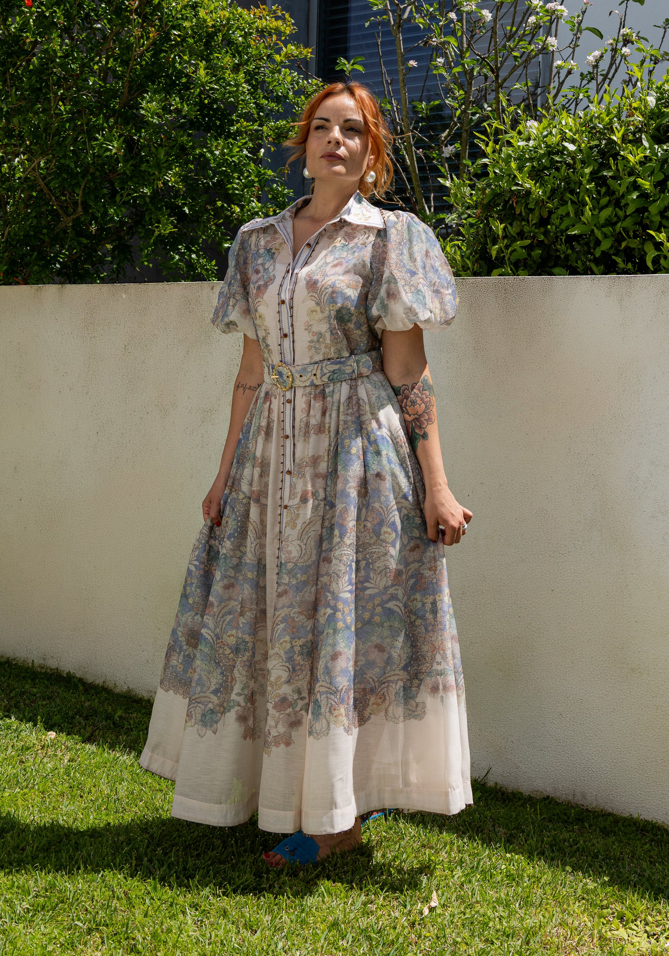 Vestido Jardim Silencioso - Comprido