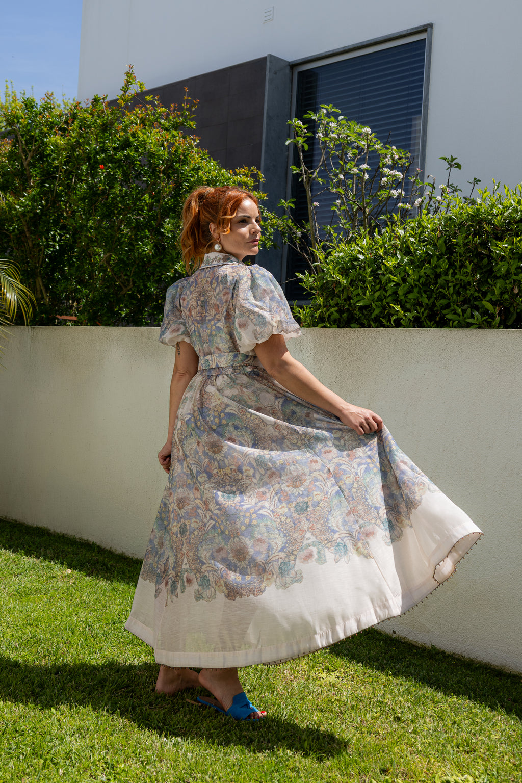 Vestido Jardim Silencioso - Comprido