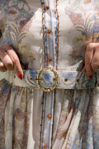 Vestido Jardim Silencioso - Comprido