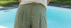 Calça Linho Horizonte - Verde