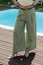 Calça Linho Horizonte - Verde