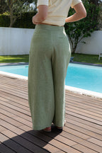 Calça Linho Horizonte - Verde