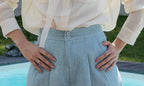 Calça Linho Horizonte - Azul