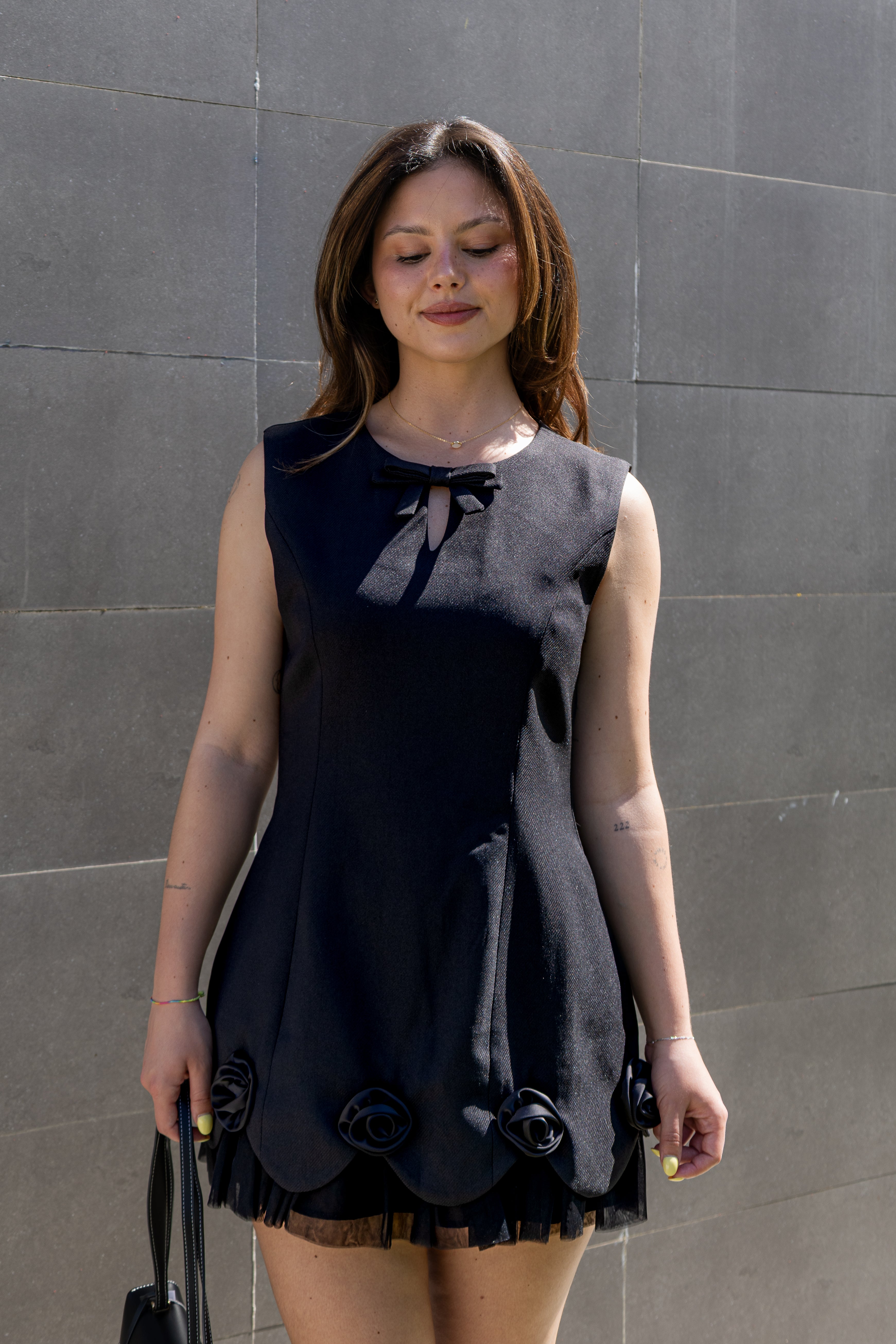 Vestido Laço Essencial - Preto