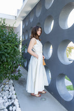 Vestido Eixo Silencioso - Branco