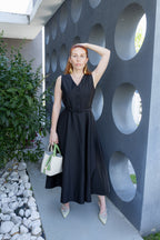 Vestido Eixo Silencioso - Preto