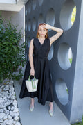 Vestido Eixo Silencioso - Preto