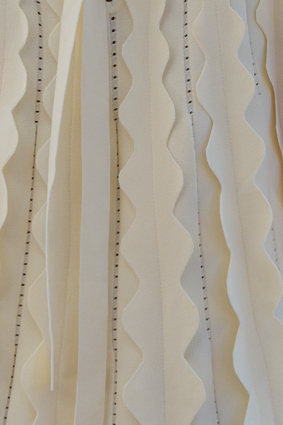 Vestido Ondas Estruturadas - Branco