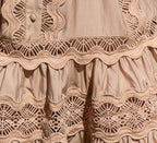Vestido Luz Suspensa - Bege