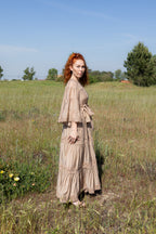 Vestido Bruma Serena - Bege
