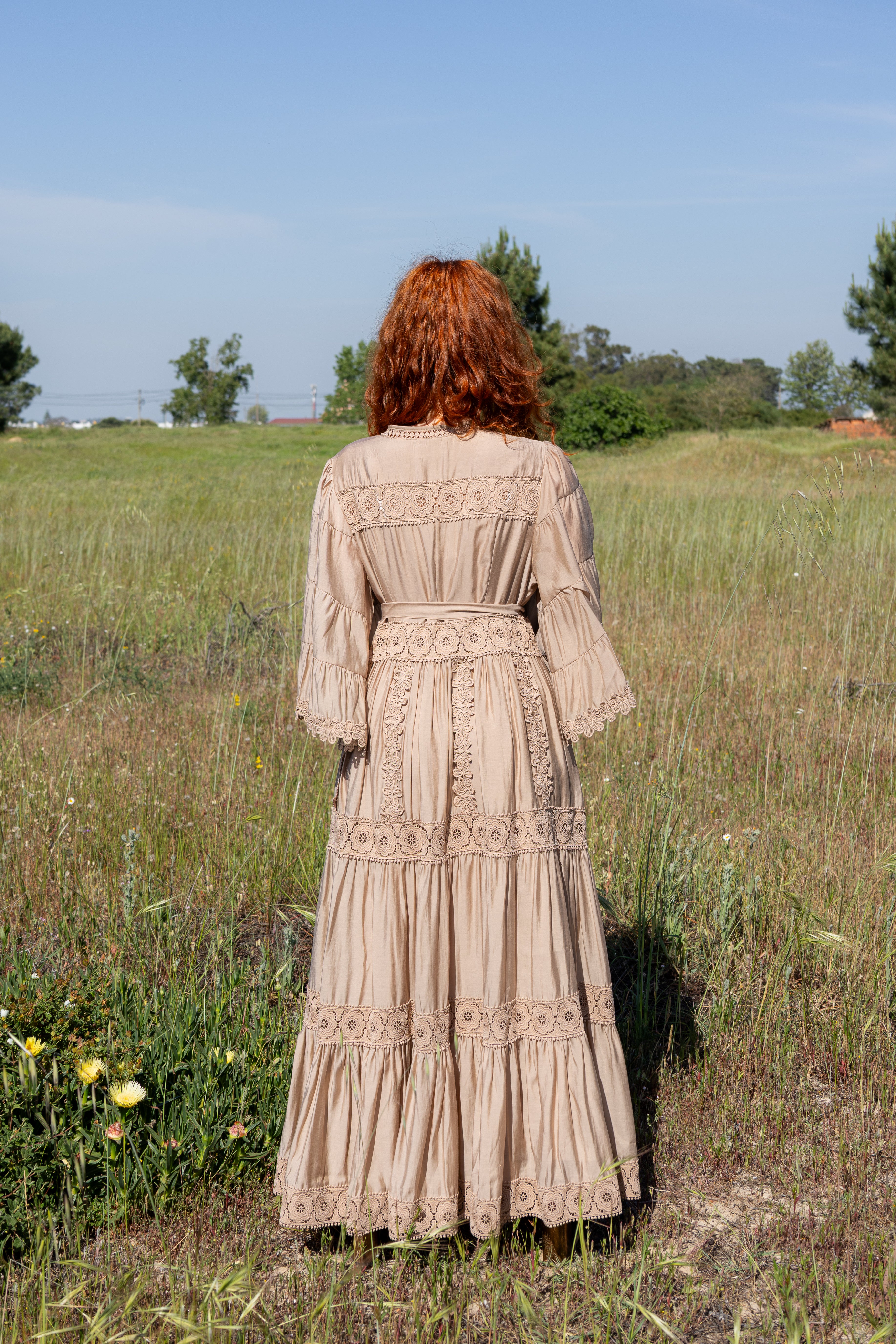Vestido Bruma Serena - Bege