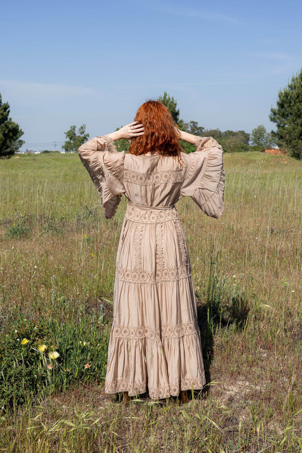 Vestido Bruma Serena - Bege