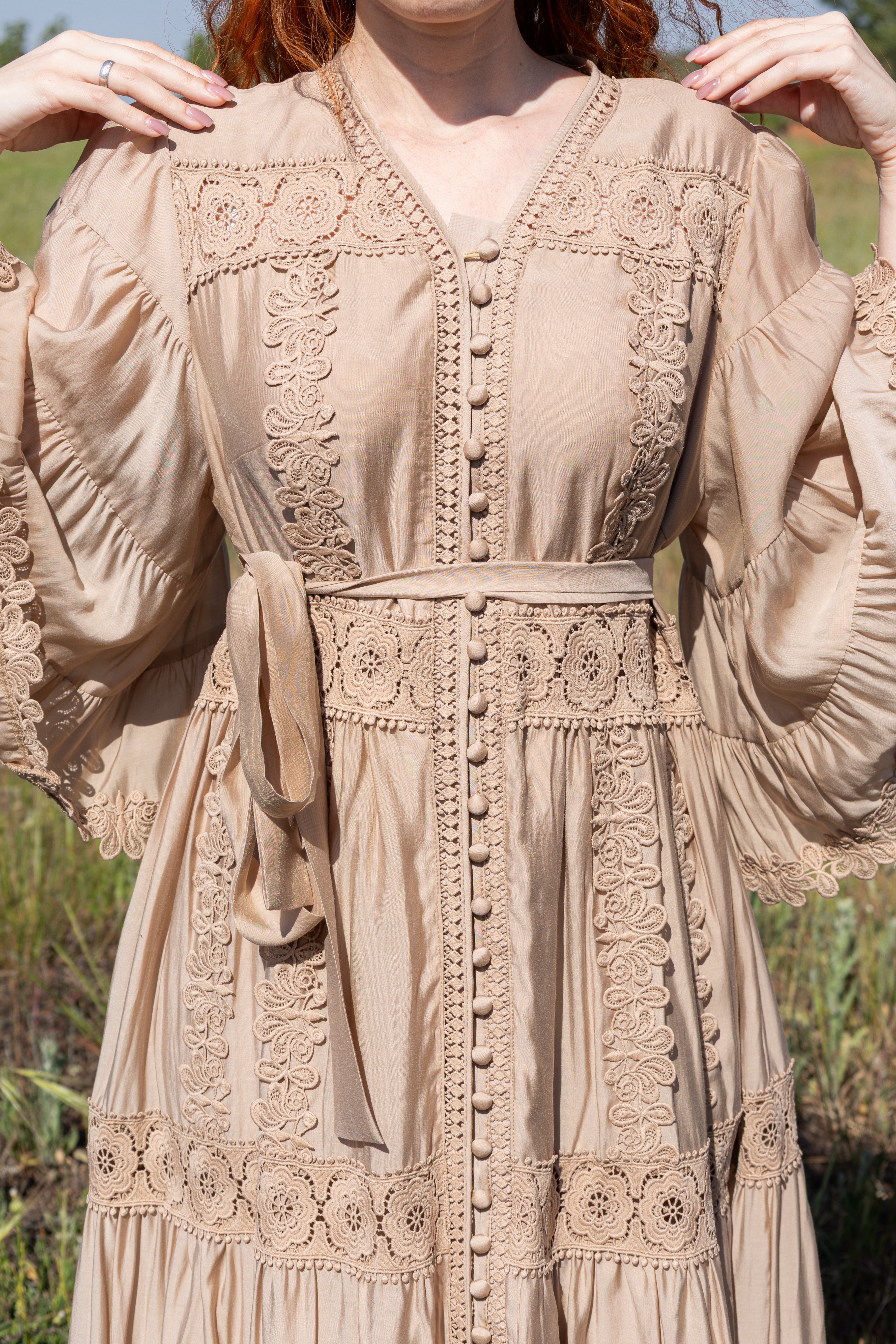 Vestido Bruma Serena - Bege