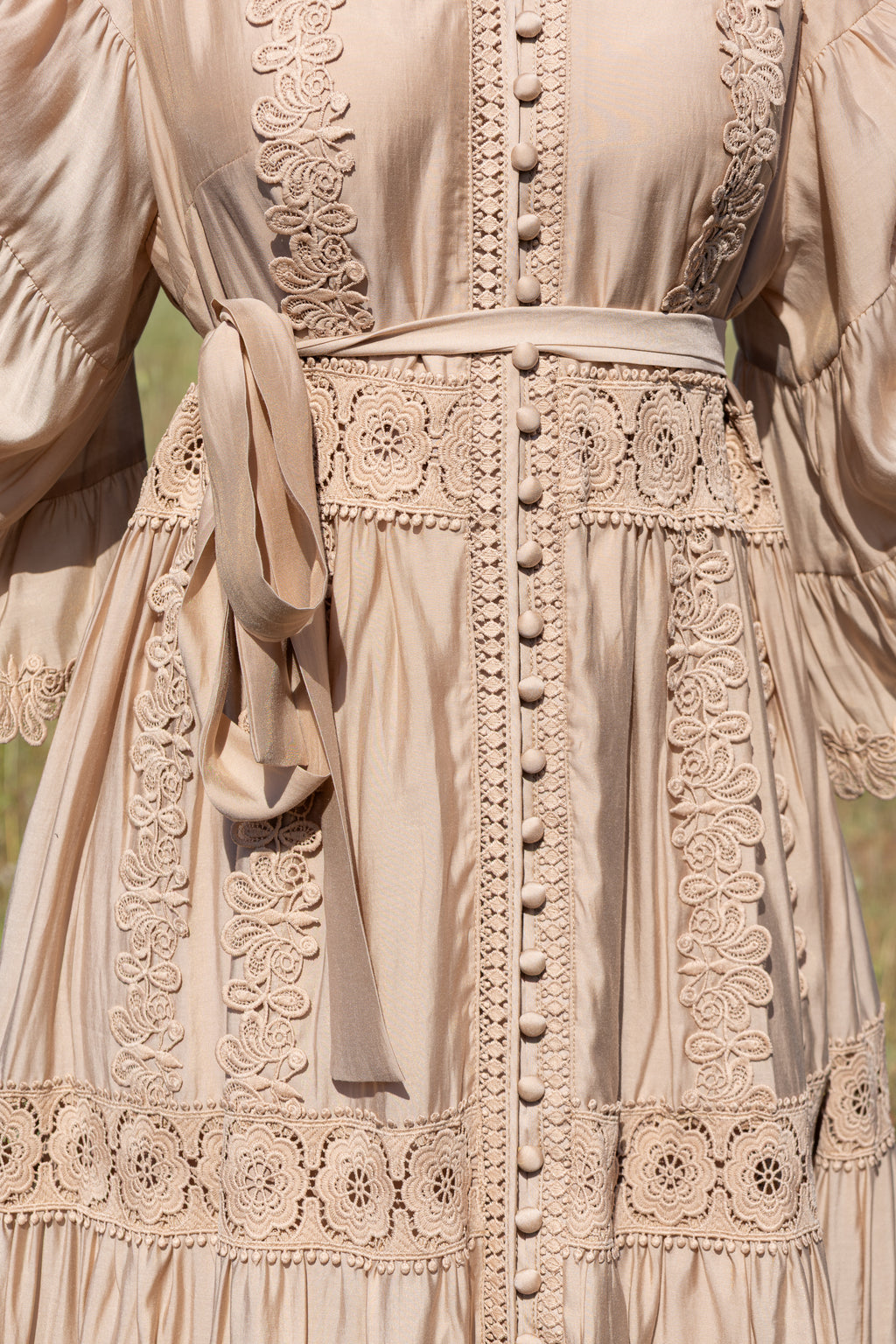Vestido Bruma Serena - Bege