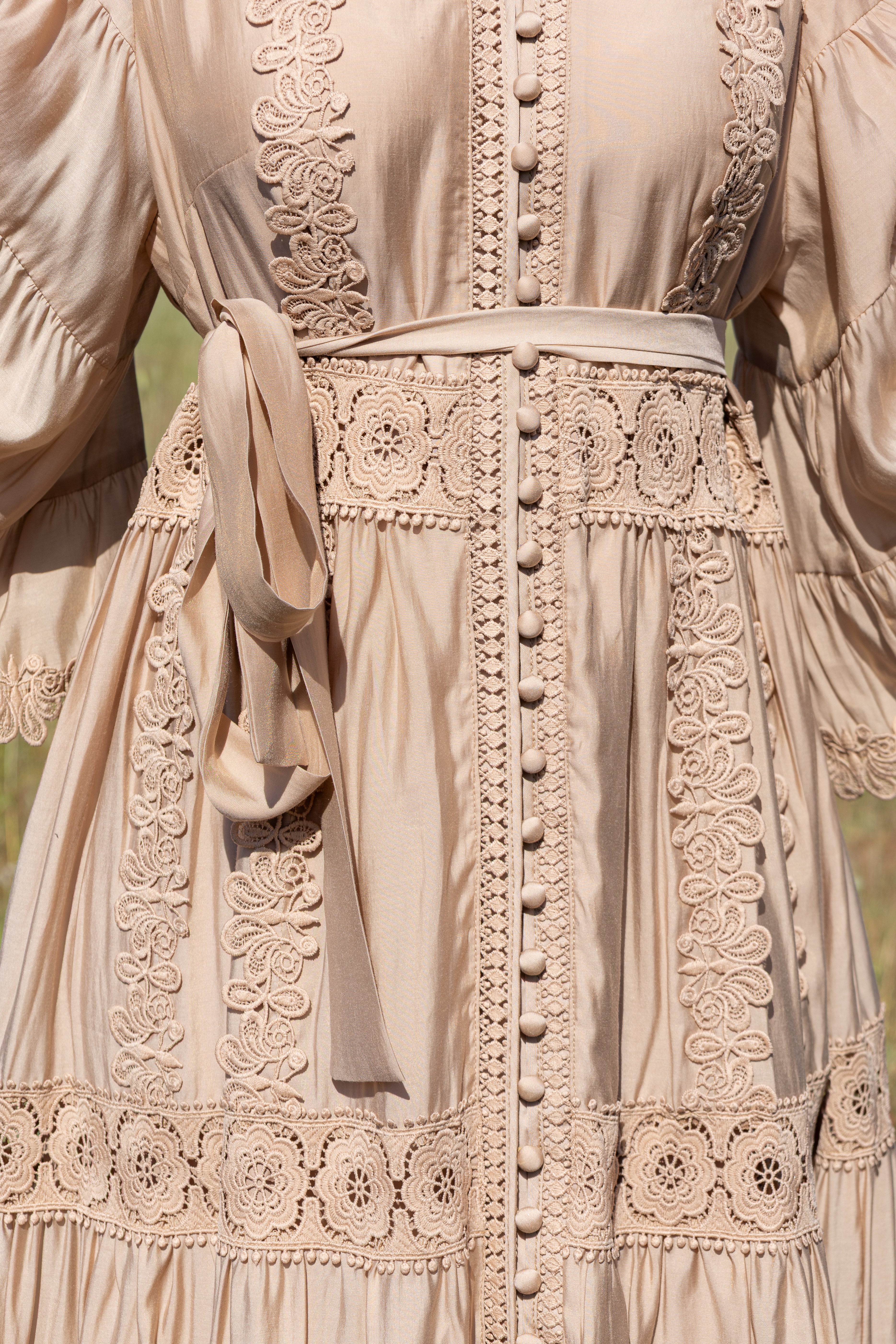 Vestido Bruma Serena - Bege