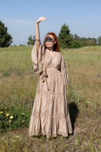Vestido Bruma Serena - Bege