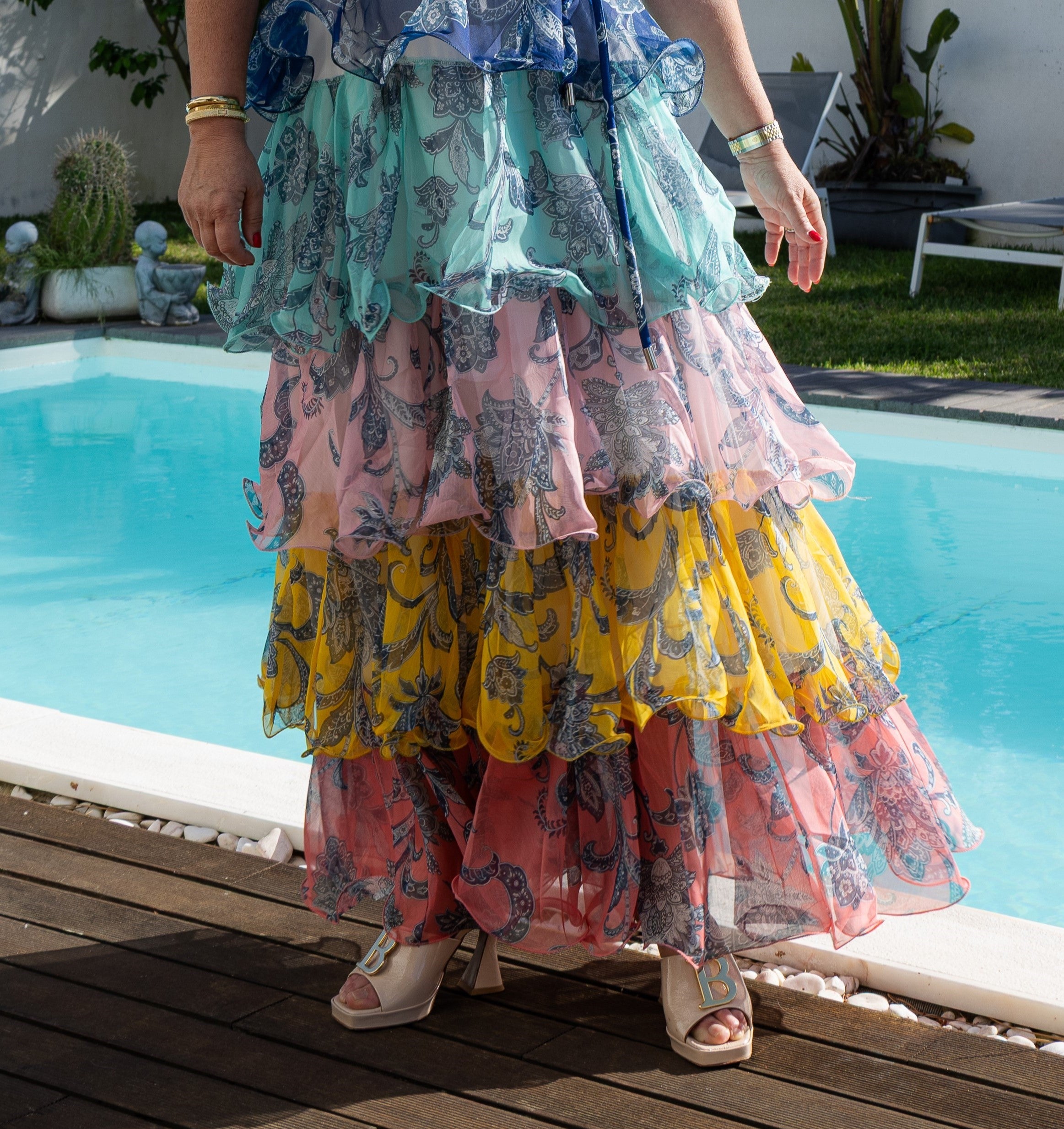 Vestido Camadas Vivas