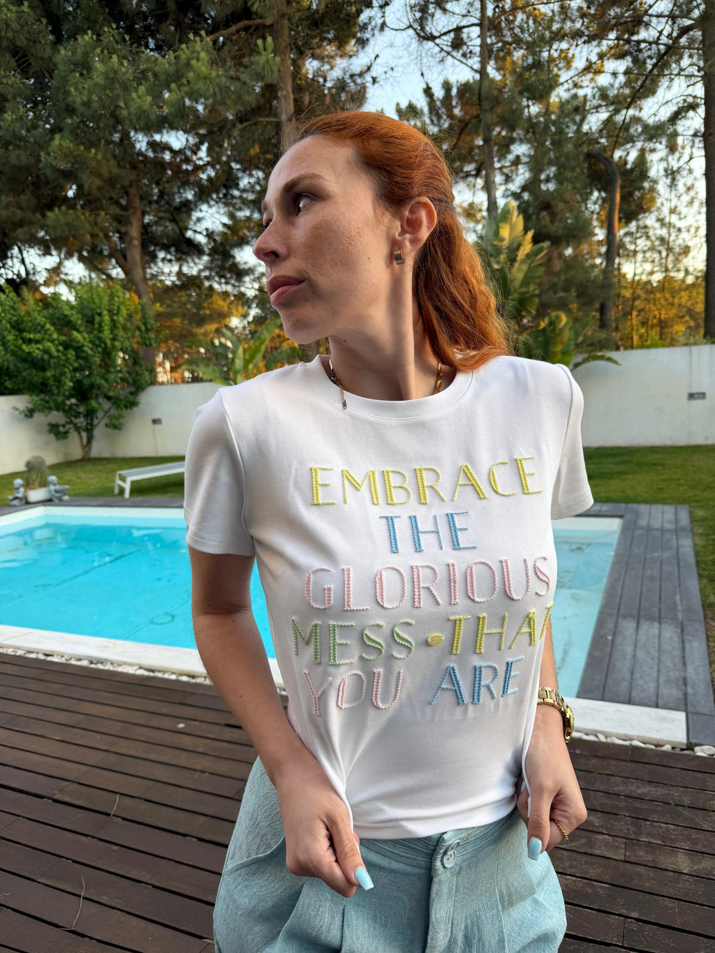 T-shirt Voz Suave - Branco